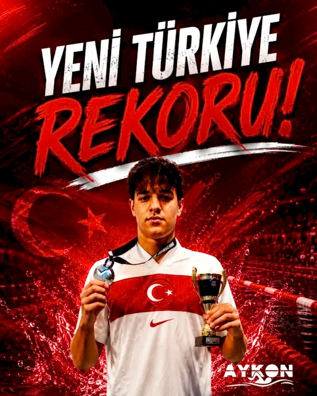 Aykon Akademi Yüzme Kulübü Sporcusu Doruk Yoğurtcuoğlu, Acropolis Swim Open Yüzme Şampiyonası’nda Şampiyon olarak Türkiye Rekoru kırdı.